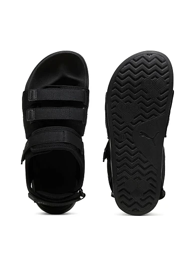 Женские сандалии PUMA Leadcat City Sandal из экокожи черные - фото 4 - Miraton