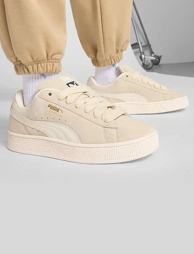 Жіночі кеди PUMA Suede XL замшеві бежеві(39520554) - фото 7 - Miraton