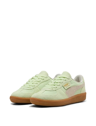Жіночі кеди PUMA Palermo Vintage замшеві зелені(39684119) - фото 3 - Miraton