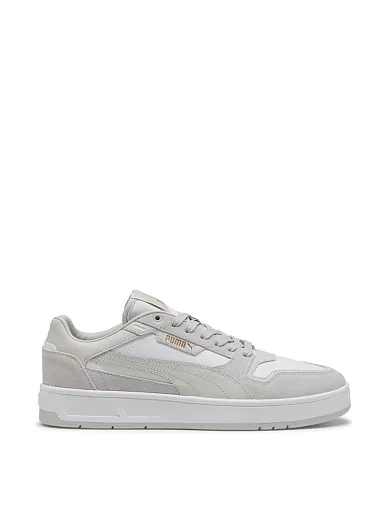 Мужские кеды PUMA Court Classic Street SD замшевые серые - фото 1 - Miraton