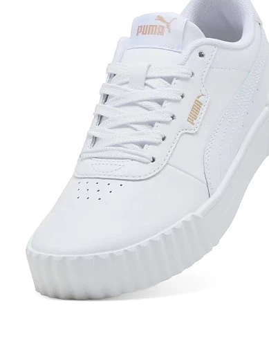 Женские кеды PUMA Carina 3.0 кожаные белые - фото 5 - Miraton