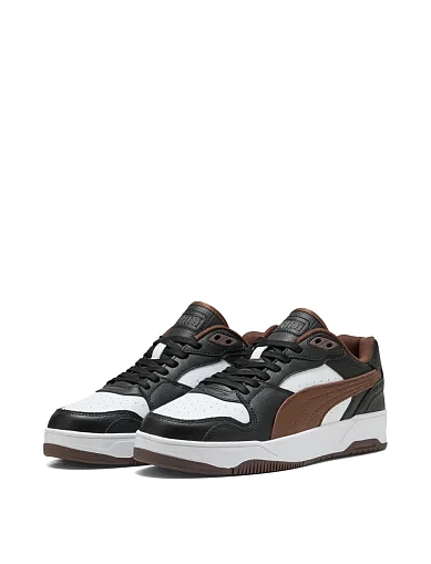 Мужские кеды PUMA RBD Break Low кожаные черные - фото 3 - Miraton