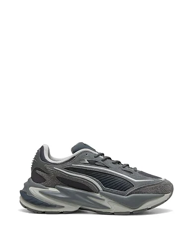 Мужские кроссовки PUMA RS Surge Hairy Suede замшевые серые - фото 1 - Miraton