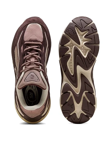 Жіночі кросівки PUMA RS Surge Hairy Suede замшеві коричневі(40432706) - фото 2 - Miraton