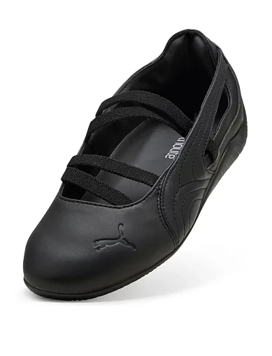 Жіночі балетки PUMA Speedcat Ballet Lthr Wns шкіряні чорні(40614401) - фото 4 - Miraton