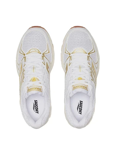 Жіночі кросівки Saucony RIDE MILLENNIUM з екошкіри молочного кольору(S70812-43) - фото 4 - Miraton