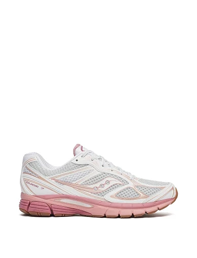 Жіночі кросівки Saucony GUIDE 7 з екошкіри білі(S70936-30) - фото 1 - Miraton
