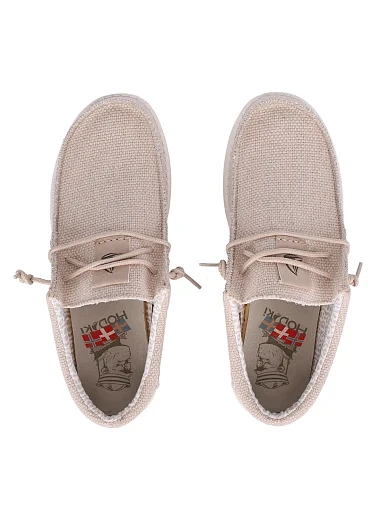 Чоловічі туфлі Hodaki CAPTAIN JUTE текстильні бежеві (CAPTAIN JUTE TURTLE LIGHT26) - фото 2 - Miraton