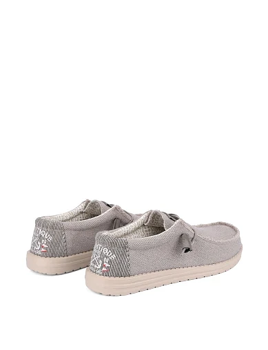 Чоловічі туфлі Hodaki CAPTAIN JUTE текстильні бежеві (CAPTAIN JUTE REGATTA KHAKI LIGHT26) - фото 3 - Miraton