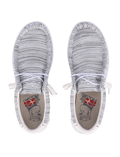 Чоловічі туфлі Hodaki CAPTAIN TIGHT текстильні сірі (CAPTAIN TIGHT SAIL26) - фото 2 - Miraton