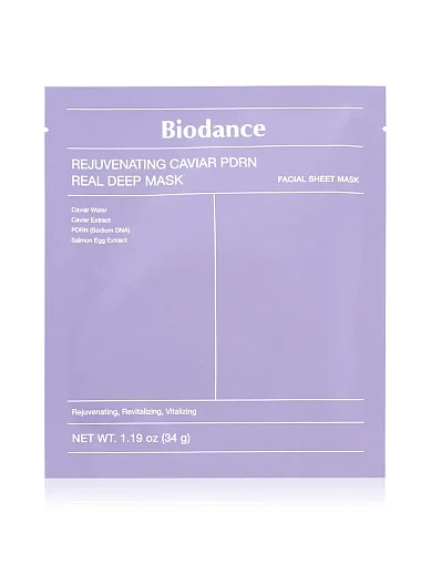 Маски для обличчя(Biodance Rejuvinating Caviar PDRN Real Deep Mask) - фото 1 - Miraton