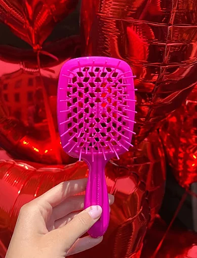 Гребінці(Janeke Superbrush small щітка для волосся неоново-) - фото 5 - Miraton