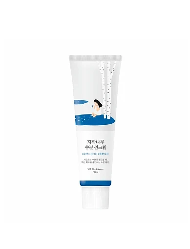 Крем для обличчя(Сонцезахисний крем SPF50 PA++++ ROUND LAB Birch Ju) - фото 1 - Miraton