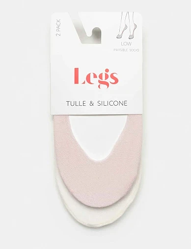 Шкарпетки Legs(LEGS 734 Balerina Frostlace Silicone Band 2 пары) - фото 7 - Miraton