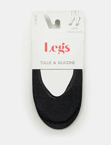 Шкарпетки Legs(LEGS 734 Balerina Frostlace Silicone Band 2 пары) - фото 5 - Miraton