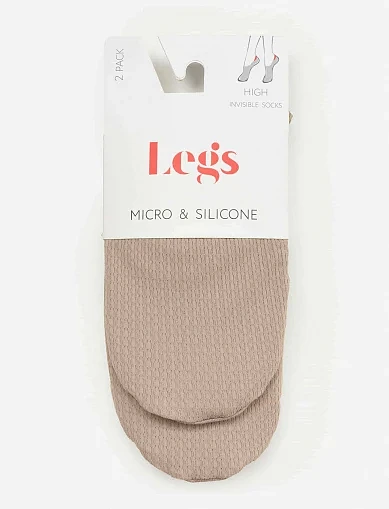 Шкарпетки Legs(LEGS 747 SNEAKER  INVISIBLE MICRO WAFFLE) - фото 6 - Miraton
