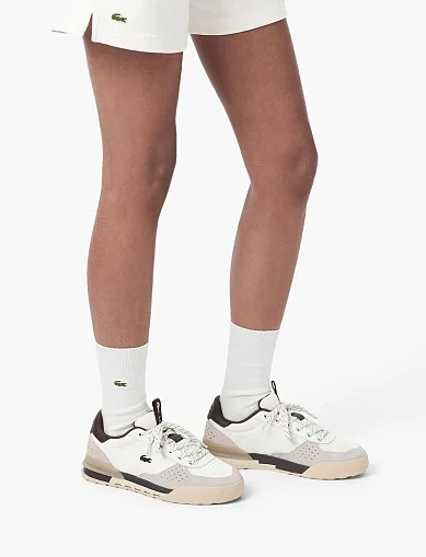 Кросівки жіночі Lacoste SLAM SHOT білі шкіряні(752SFA00212F5) - фото 2 - Miraton