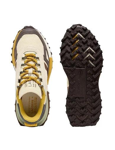 Кросівки жіночі Lacoste ELITE ACTIVE бежеві шкіряні(752SFA01412F5) - фото 3 - Miraton