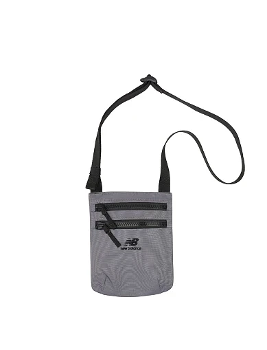 Сумка через плече New Balance Urban Sling Bag текстильна сіра - фото 1 - Miraton