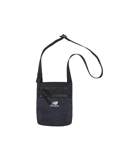 Сумка через плече New Balance Urban Sling Bag текстильна синя - фото 1 - Miraton