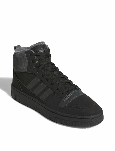 Чоловічі черевики Adidas BREAK START MID WINTERIZED чорні з екошкіри (IH5281) - фото 4 - Miraton