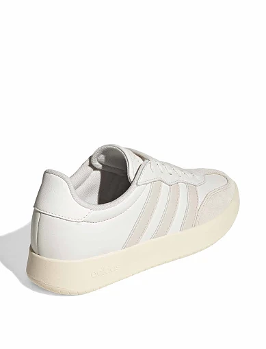 Женские кеды Adidas BARREDA молочные кожаные - фото 5 - Miraton