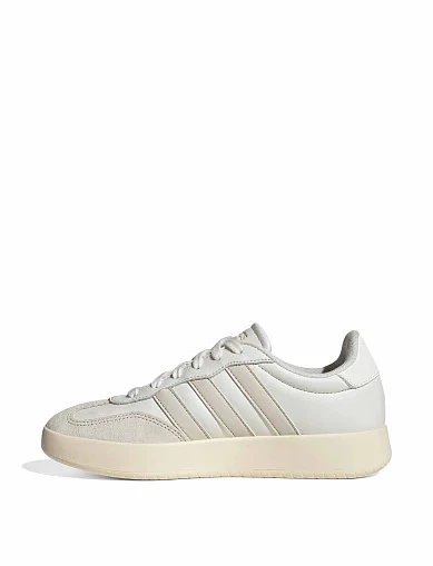 Женские кеды Adidas BARREDA молочные кожаные - фото 6 - Miraton