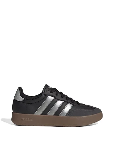 Жіночі кеди Adidas BARREDA чорні шкіряні(JP5960) - фото 1 - Miraton