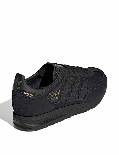 Чоловічі кросівки Adidas SL 72 RS чорні шкіряні (KH9653) - фото 5 - Miraton