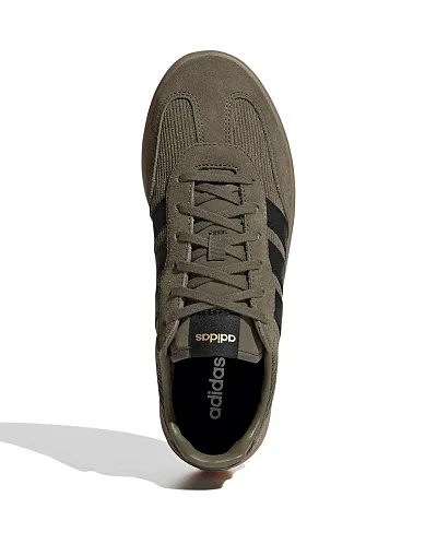 Чоловічі кеди Adidas BARREDA DECODE зелені шкіряні (KI1993) - фото 2 - Miraton