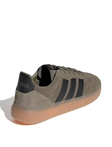Чоловічі кеди Adidas BARREDA DECODE зелені шкіряні (KI1993) - фото 4 - Miraton