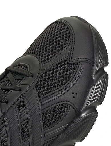 Чоловічі кросівки Adidas TECHNOCHAOS 2000 чорні з екошкіри (KI4228) - фото 6 - Miraton
