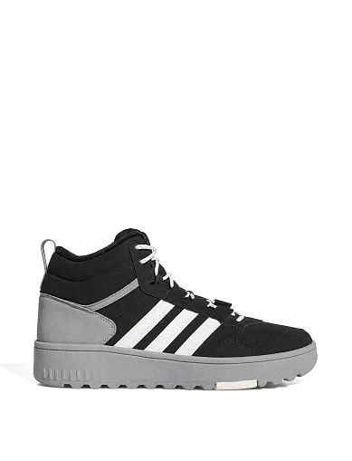 Чоловічі черевики Adidas HOOPS 4.0 MID WINTERIZED чорні з екошкіри (KI6374) - фото 1 - Miraton