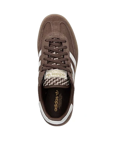 Женские кеды Adidas HANDBALL SPEZIAL W бежевые кожаные - фото 2 - Miraton