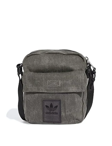 Сумка через плече Adidas Washed Item Bag чорна текстильна - фото 1 - Miraton