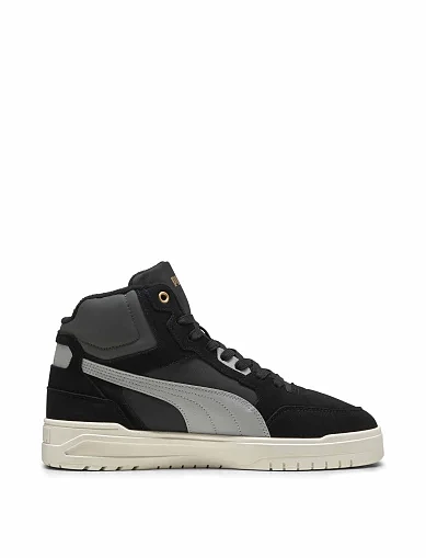 Чоловічі черевики PUMA Shuffle Downtown Mid WTR чорні синтетичні (40259902) - фото 1 - Miraton