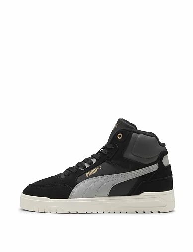 Чоловічі черевики PUMA Shuffle Downtown Mid WTR чорні синтетичні (40259902) - фото 3 - Miraton