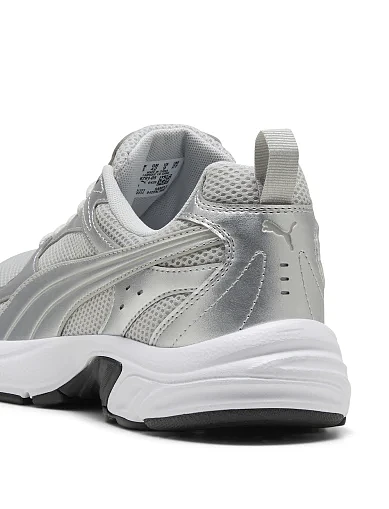 Жіночі кросівки PUMA Milenio Tech LT срібні текстильні(40679105) - фото 4 - Miraton