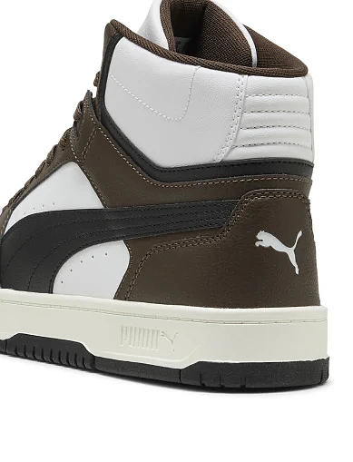 Жіночі черевики PUMA Rebound Slam Mid коричневі синтетичні(40716807) - фото 4 - Miraton