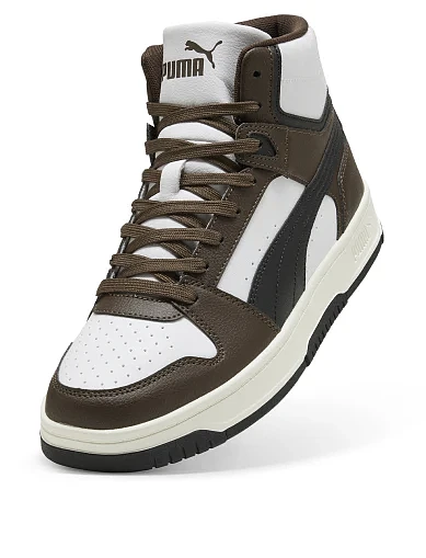 Жіночі черевики PUMA Rebound Slam Mid коричневі синтетичні(40716807) - фото 5 - Miraton