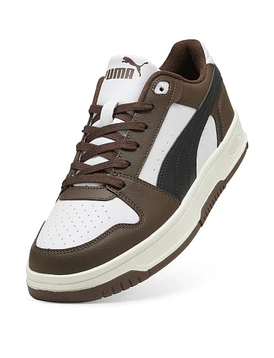 Женские кеды PUMA Rebound Slam Lo коричневые синтетические - фото 4 - Miraton