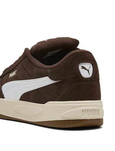 Женские кеды PUMA Park Lifestyle II SD коричневые кожаные - фото 4 - Miraton