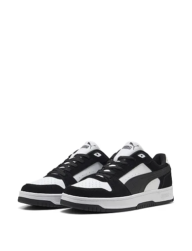Мужские кеды PUMA Rebound Slam SD черные кожаные - фото 3 - Miraton