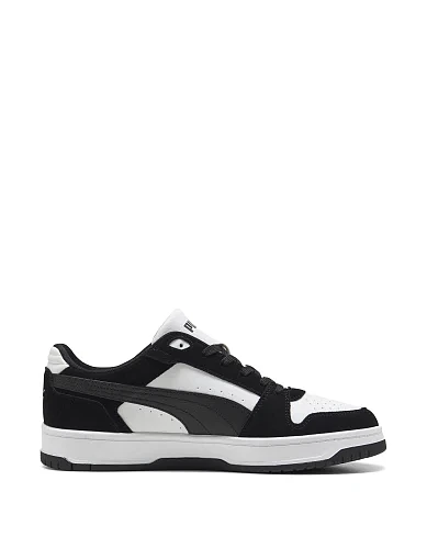 Мужские кеды PUMA Rebound Slam SD черные кожаные - фото 6 - Miraton