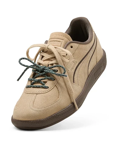 Жіночі кеди PUMA Palermo Dress-Up Wns бежеві шкіряні(40765702) - фото 5 - Miraton