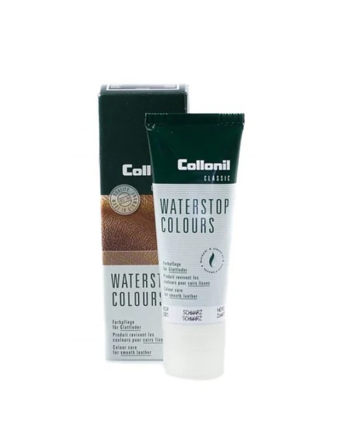 Водовідштовхуючий крем для взуття Collonil Waterstop, 75ml чорний - фото 1 - Miraton