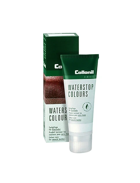 Безбарвний водовідштовхувальний крем для шкіряного взуття Collonil 50 Waterstop - фото 1 - Miraton
