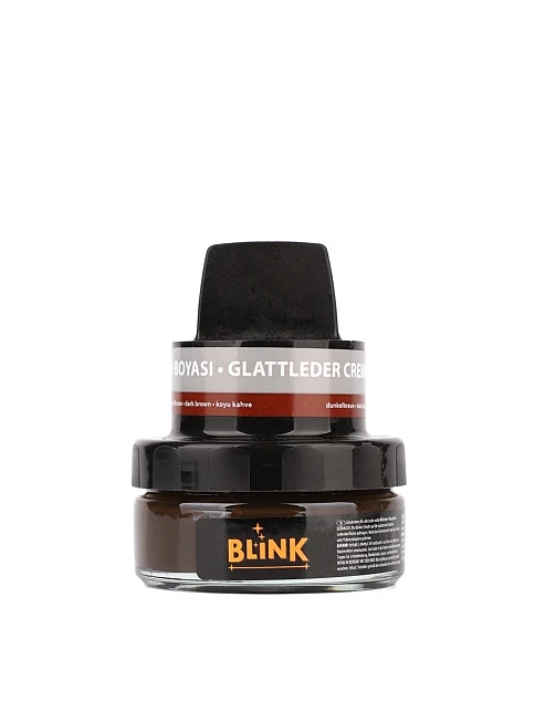 Крем для взуття з аплікатором темно-коричневий - фото 1 - Miraton