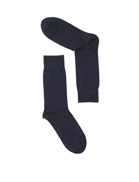 Мужские носки высокие MIRATON хлопковые черные - фото 3 - Miraton