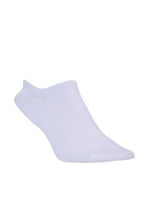 Мужские носки короткие MIRATON хлопковые белые - фото 2 - Miraton